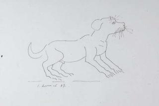 Juan Soriano - Study of A Dog