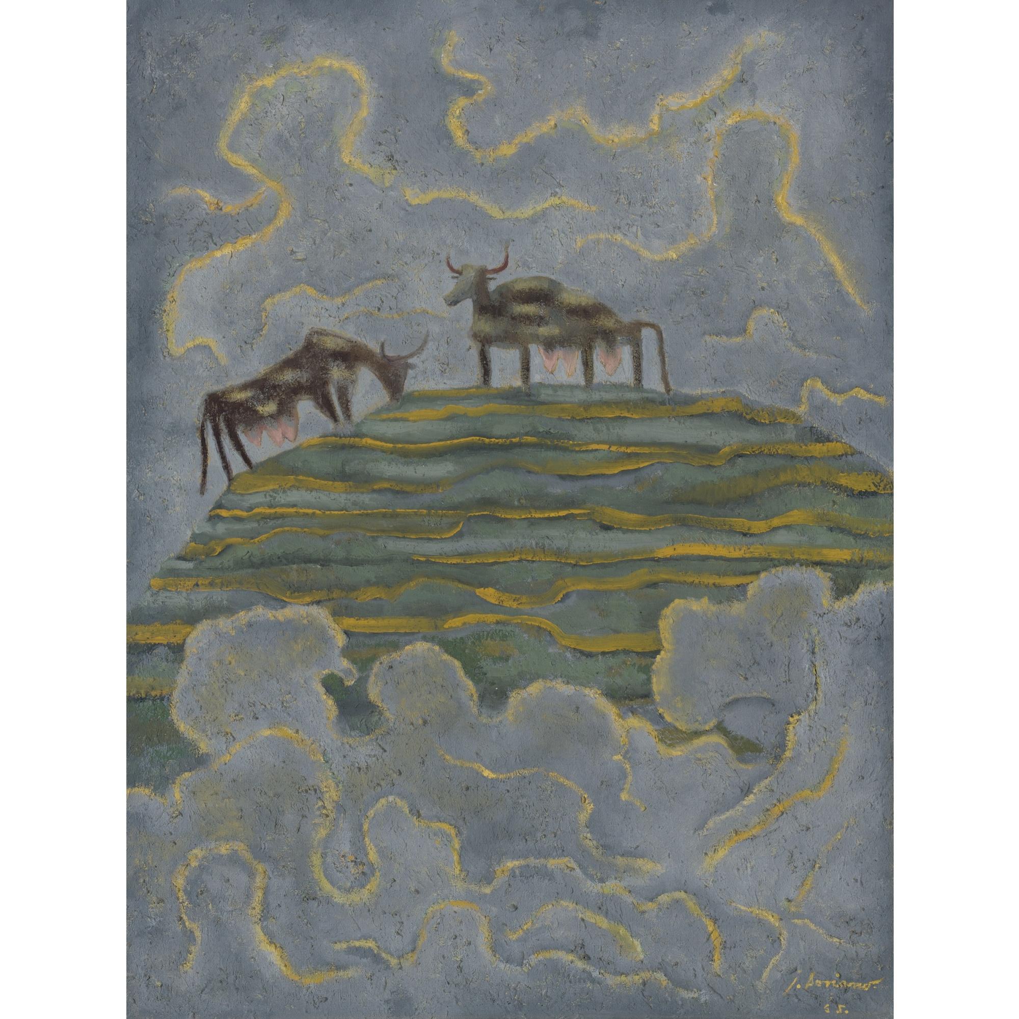 Juan Soriano - Vaquitas Pastando