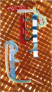 Juan Uslé - Retícula Con Bastoncillos