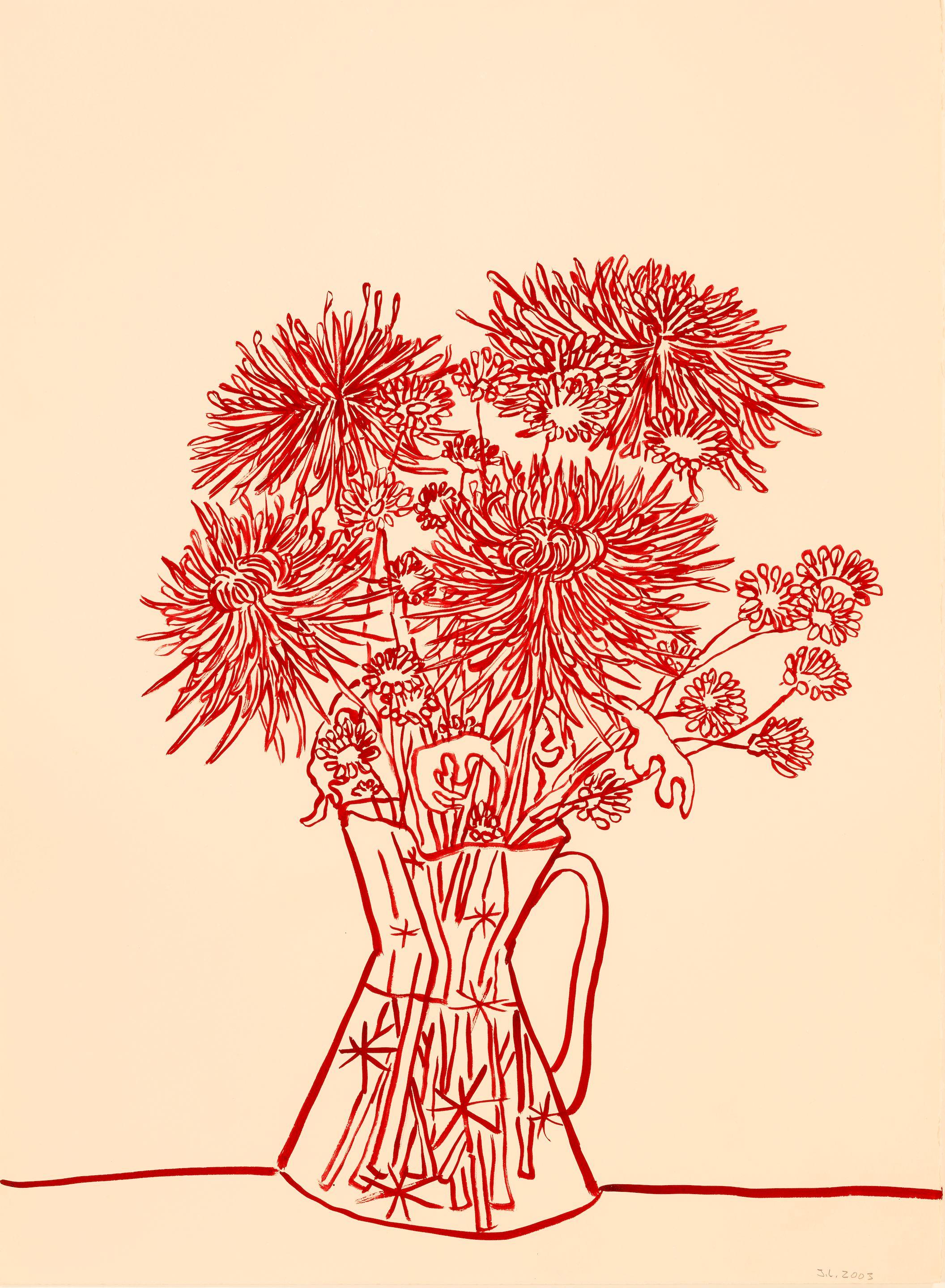 Judith Linhares - Flowers, 2003