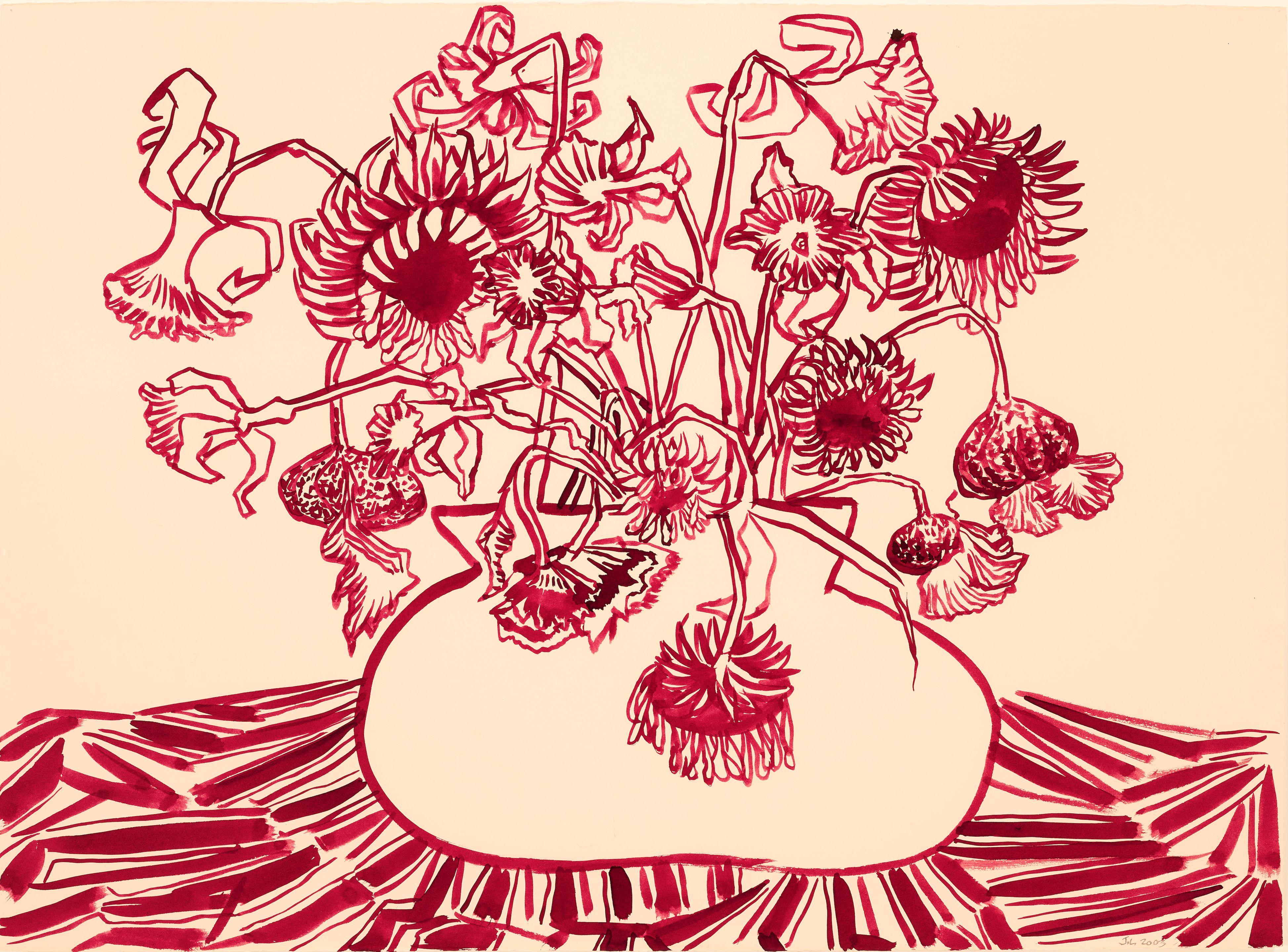 Judith Linhares - Flowers, 2003