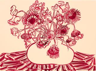 Judith Linhares - Flowers, 2003