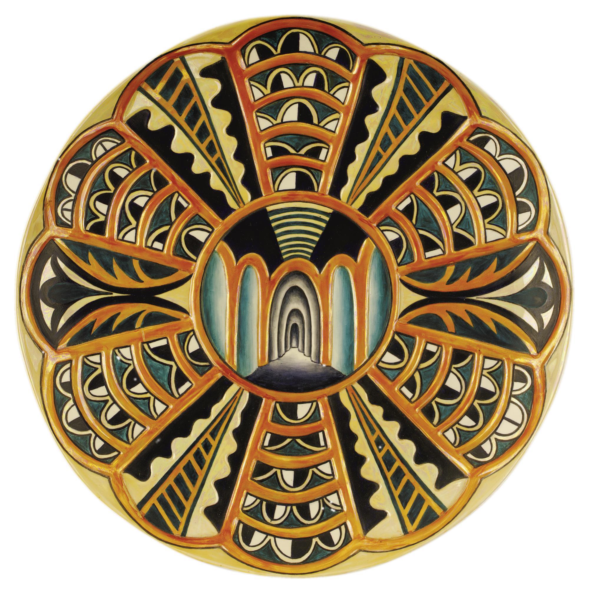 Judy Chicago - Dinner Party Test Plate (Isabella D\'Este)