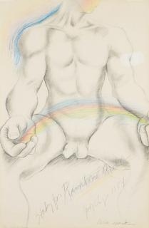 Judy Chicago - Study for Rainbow Man