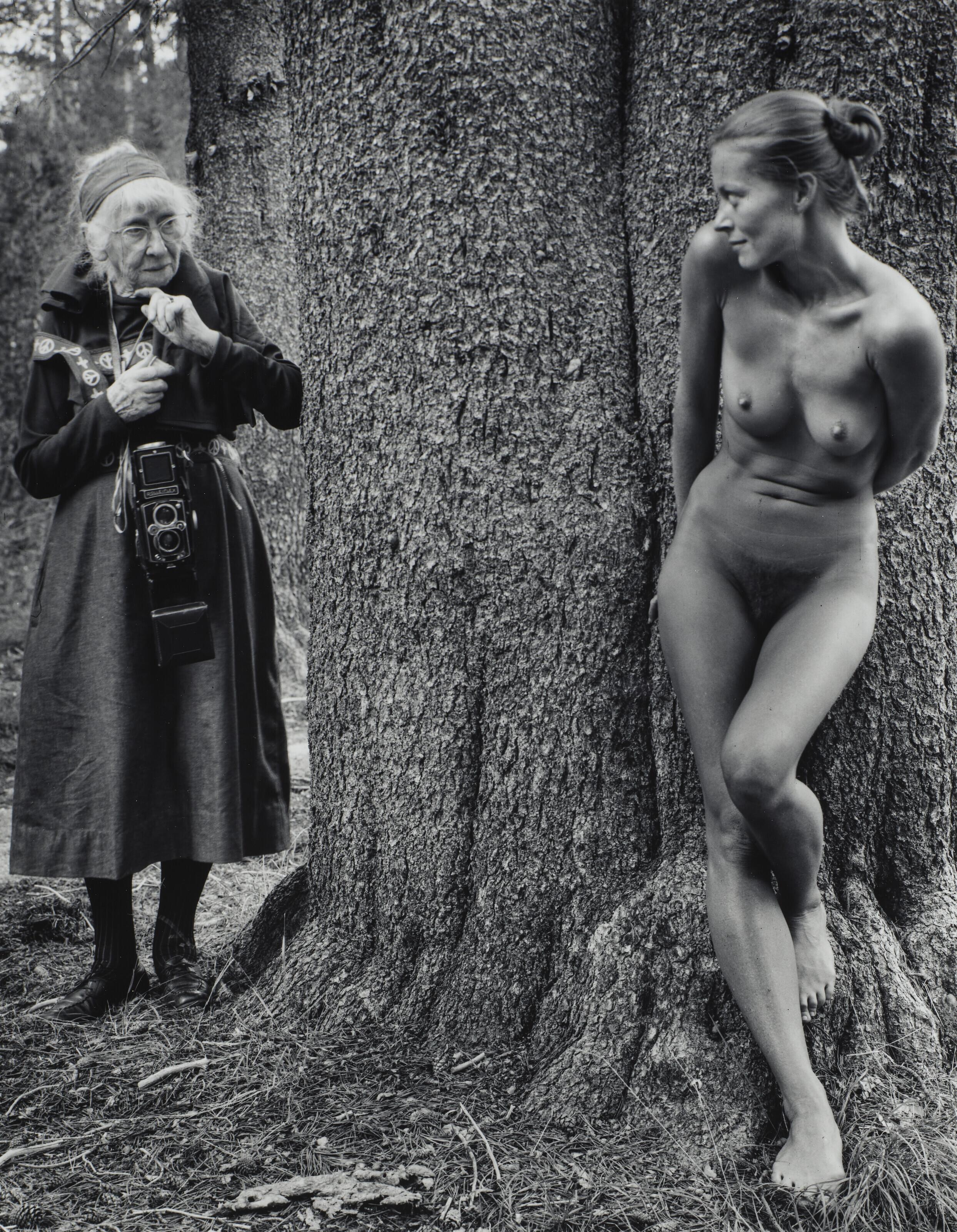 Judy Dater - Imogen and Twinka at Yosemite, California, 1974