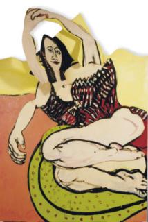 Judy Glantzman - Hiding Behind A Shield