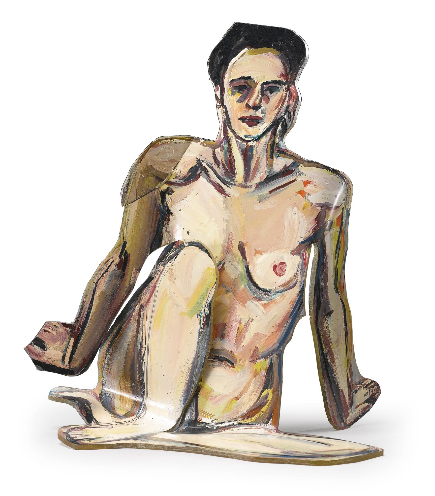 Judy Glantzman - Seated Woman And Untitled:  Two Works