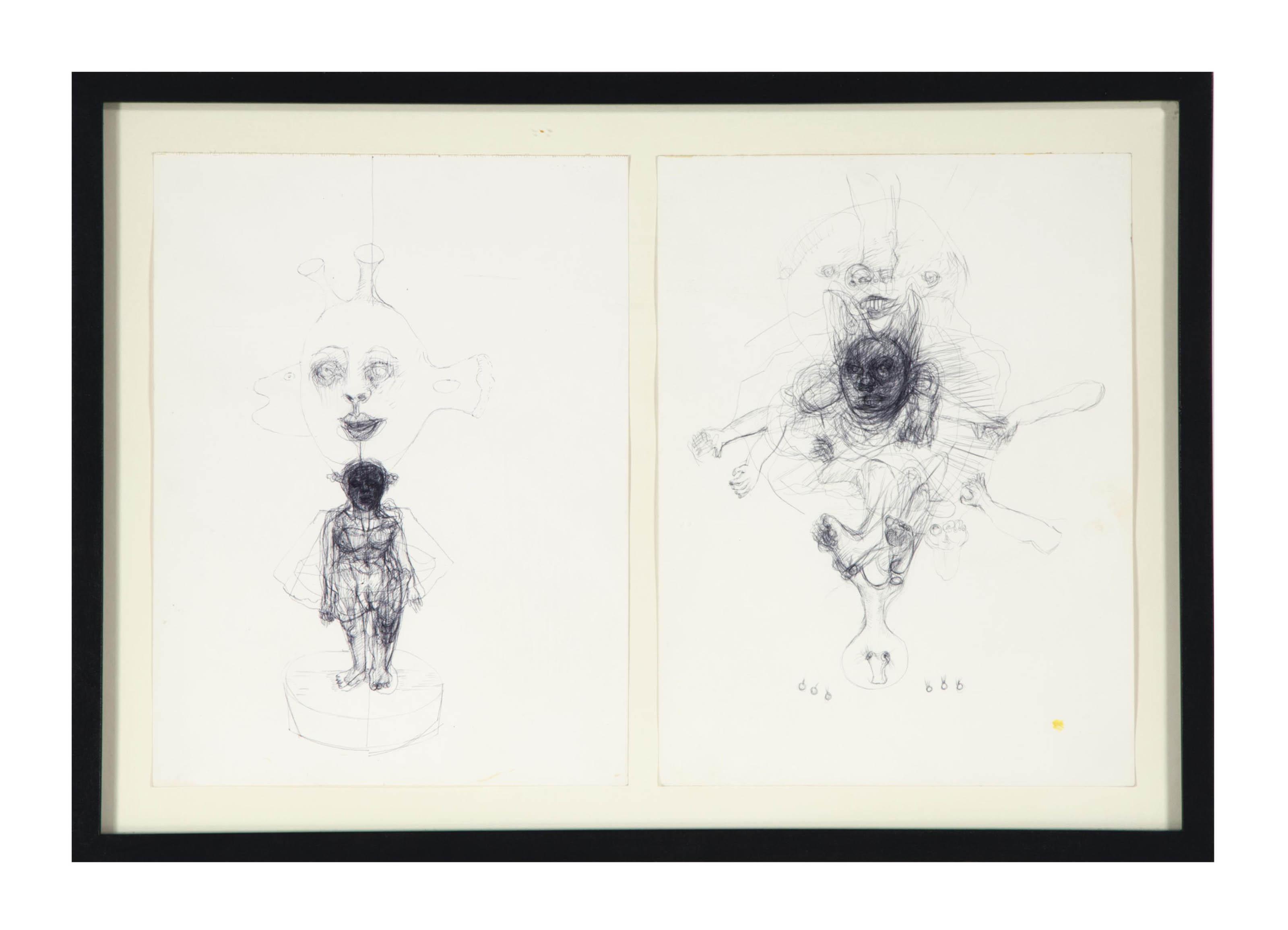 Judy Glantzman - Untitled