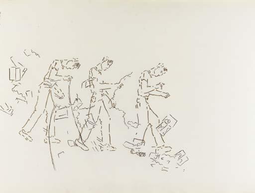 Judy Rifka - Untitled, 1981; also a companion drawing