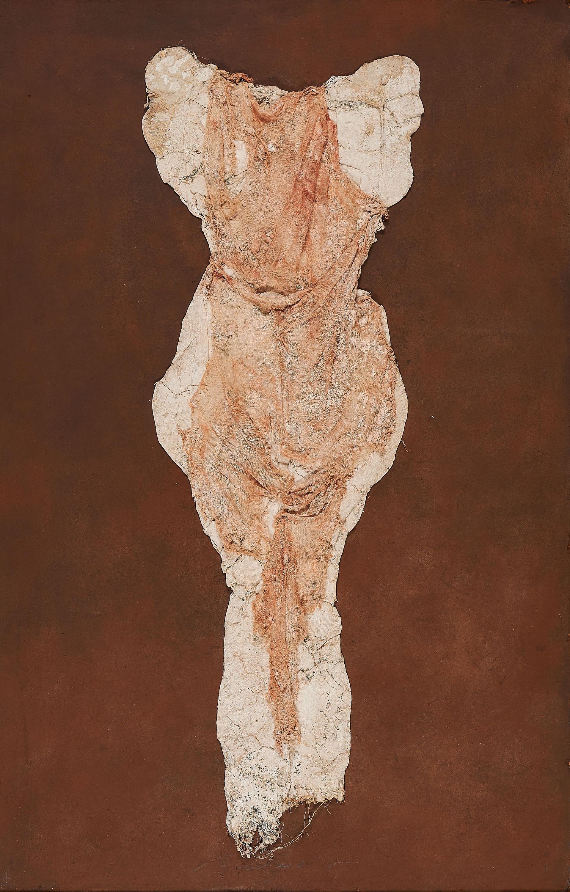 Jürgen Brodwolf - Figuration X, Torso Englischrot.