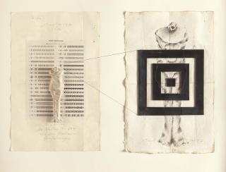 Jürgen Brodwolf - „Projektion des Musters N° 654 aus den Reihen – Einfassungen“.