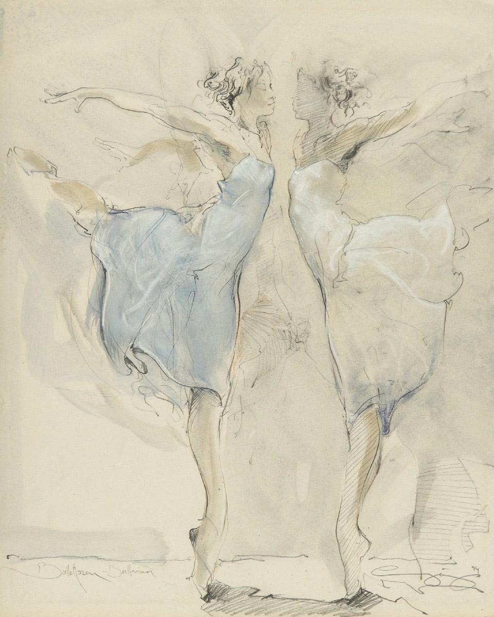 Jürgen Görg - »Ballettszene - Ballerina«