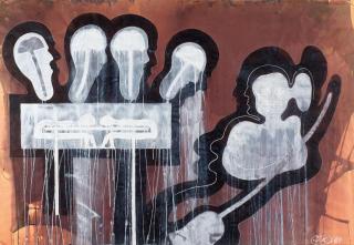 Jürgen Klauke - Ohne Titel (Weiße Köpfe)