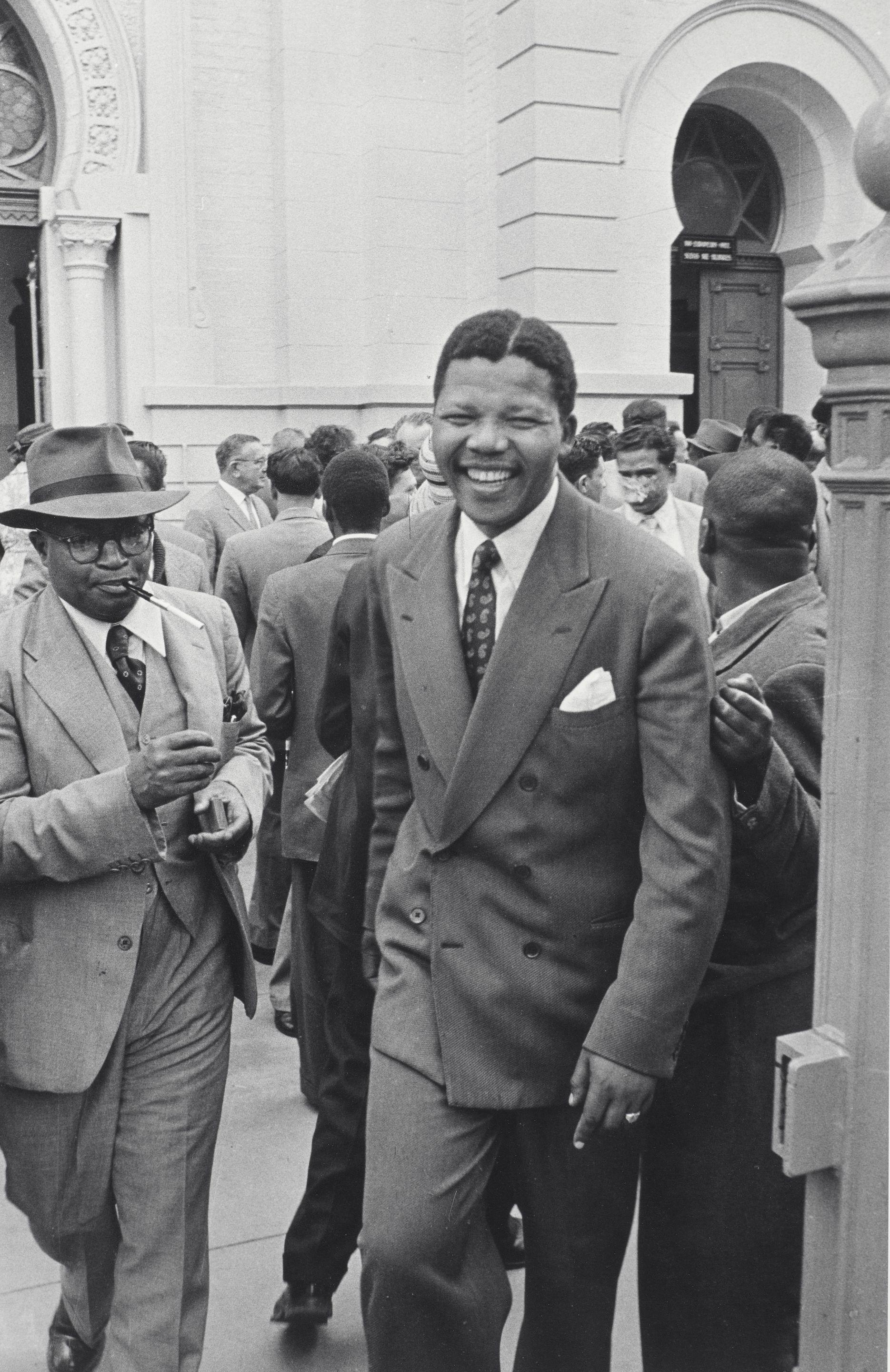 Jürgen Schadeberg - Nelson Mandela And Moses Kotane During The Treason Trial