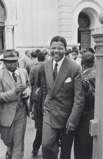 Jürgen Schadeberg - Nelson Mandela And Moses Kotane During The Treason Trial