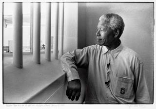 Jürgen Schadeberg - Nelson Mandela In His Cell On Robben Island (Revisit)