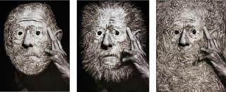 Jürgen von Dückerhoff - Ohne Titel (Triptychon, Flower Face 1-3)