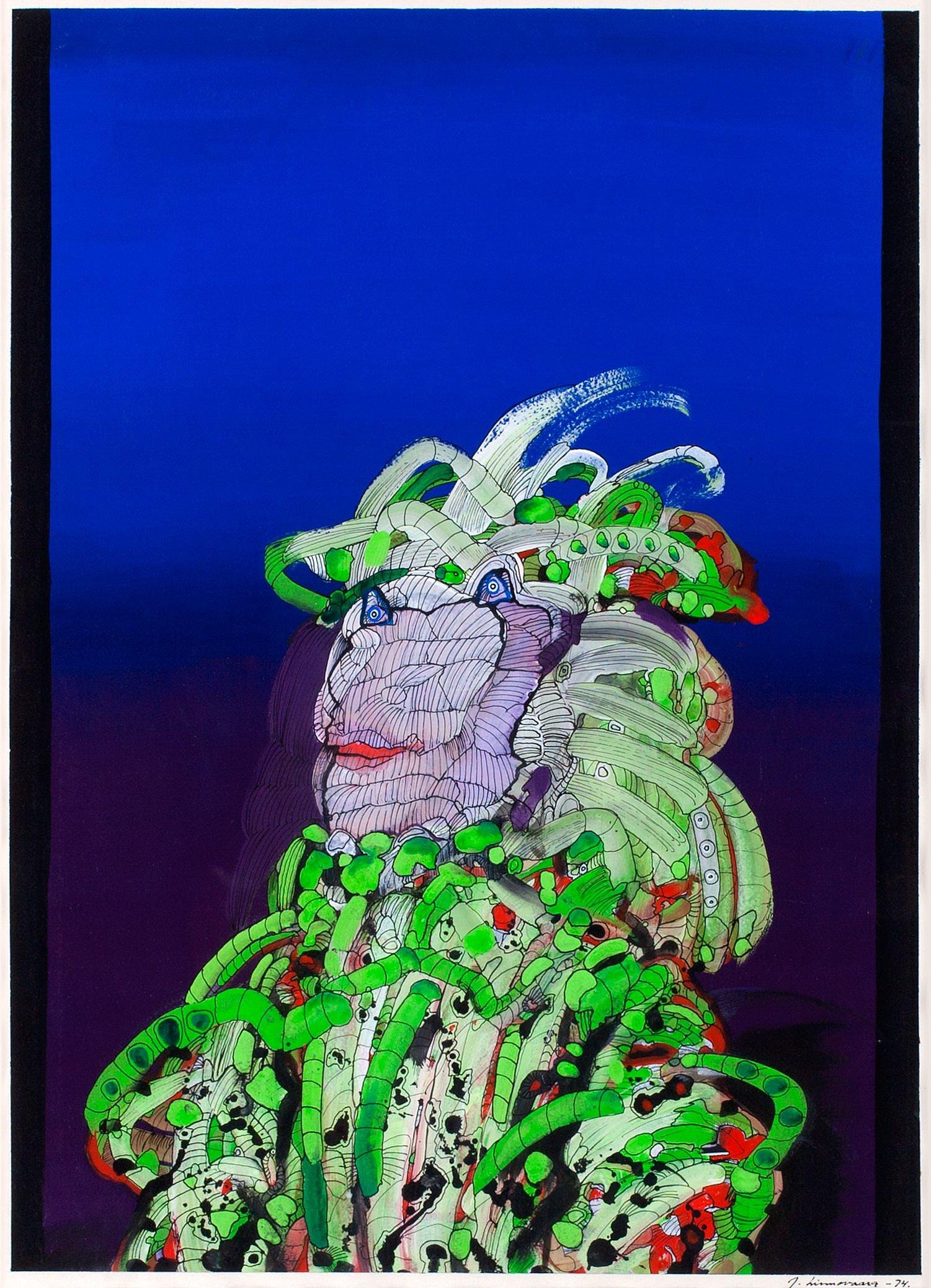 Juhani Linnovaara - Figure With Green.