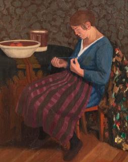 Juho Rissanen - Woman In A Blue Dress.