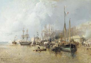 Jules-Achille Noel - Le havre (The harbor)