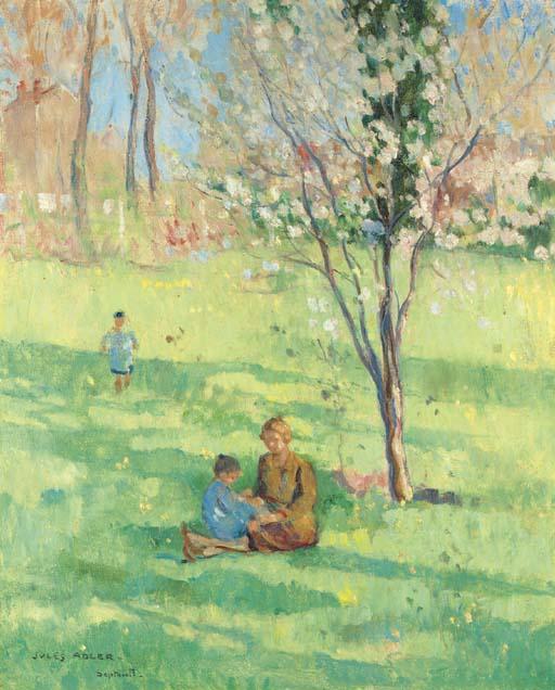 Jules Adler - La famille à Septeuil