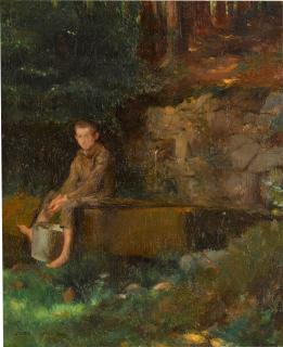 Jules Adler - L\'Enfant À La Fontaine