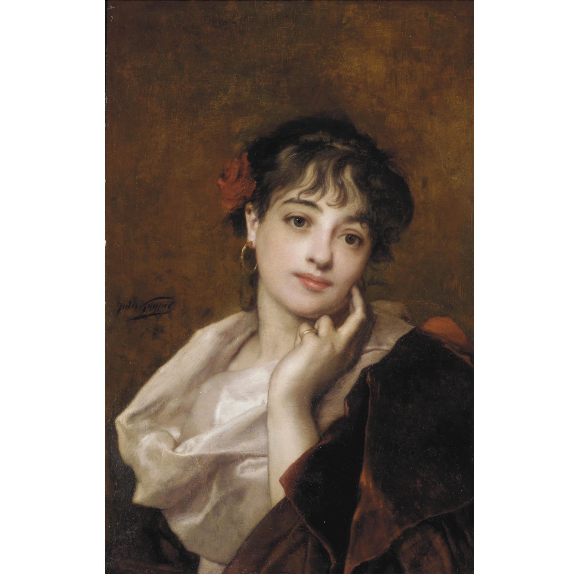 Jules-Adolphe Goupil - Deep In Thought