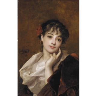 Jules-Adolphe Goupil - Deep In Thought