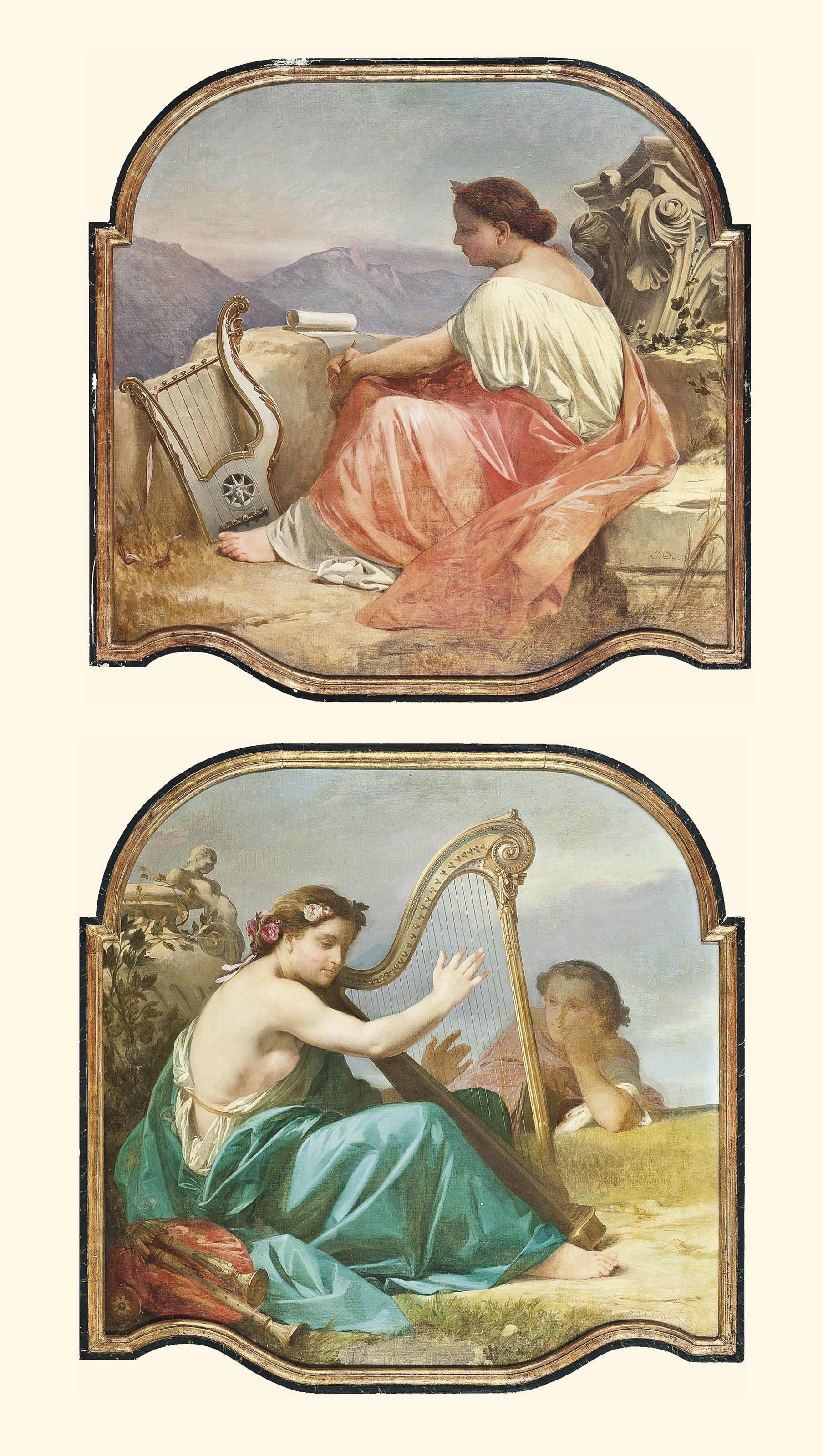 Jules-Alexandre Duval-Lecamus - Allegories of music