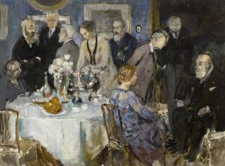 Jules-Alexandre Grün - Étude Pour \'Un Groupe D\'Artistes\'