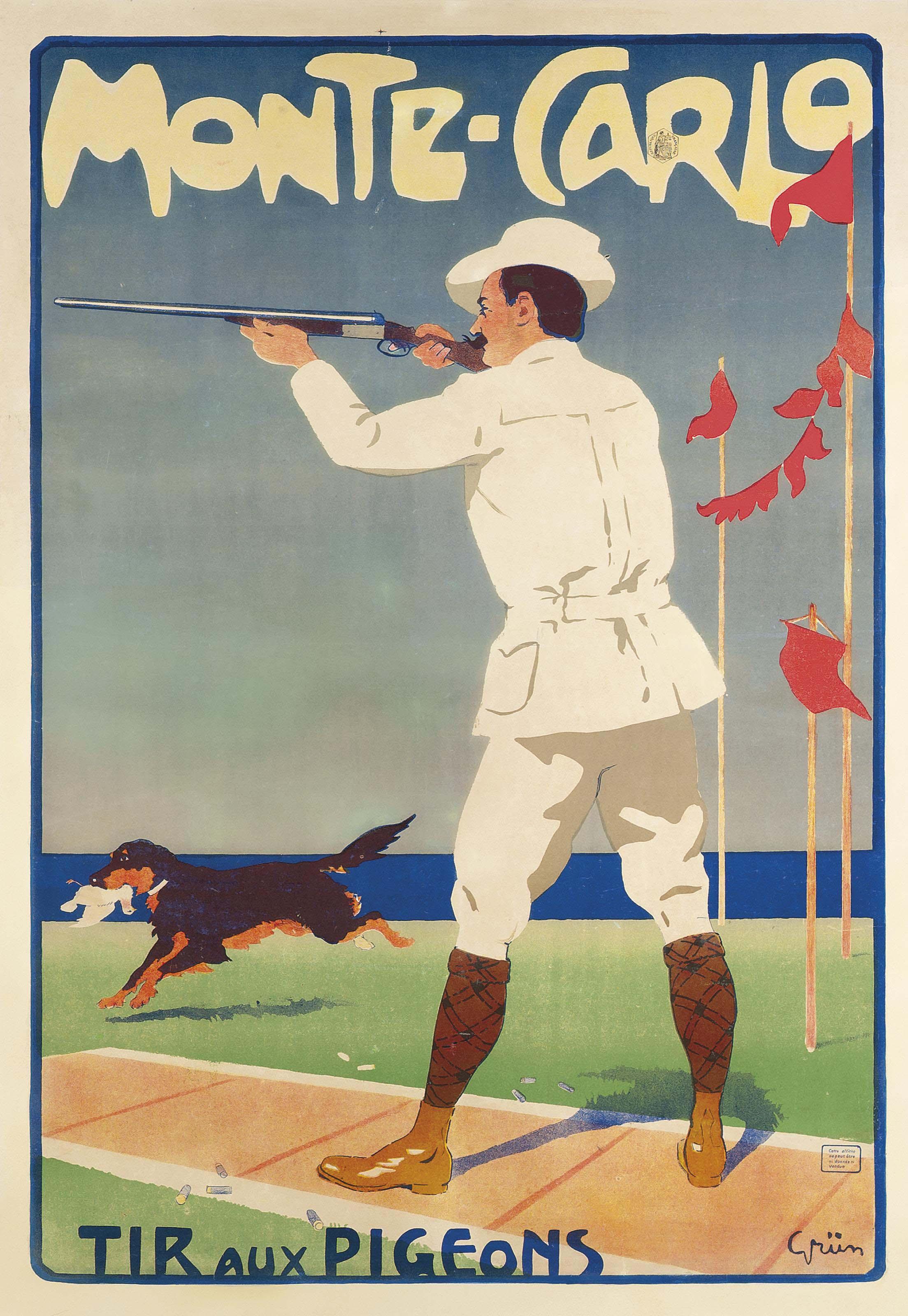 Jules-Alexandre Grün - Monte-Carlo, Tir Aux Pigeons