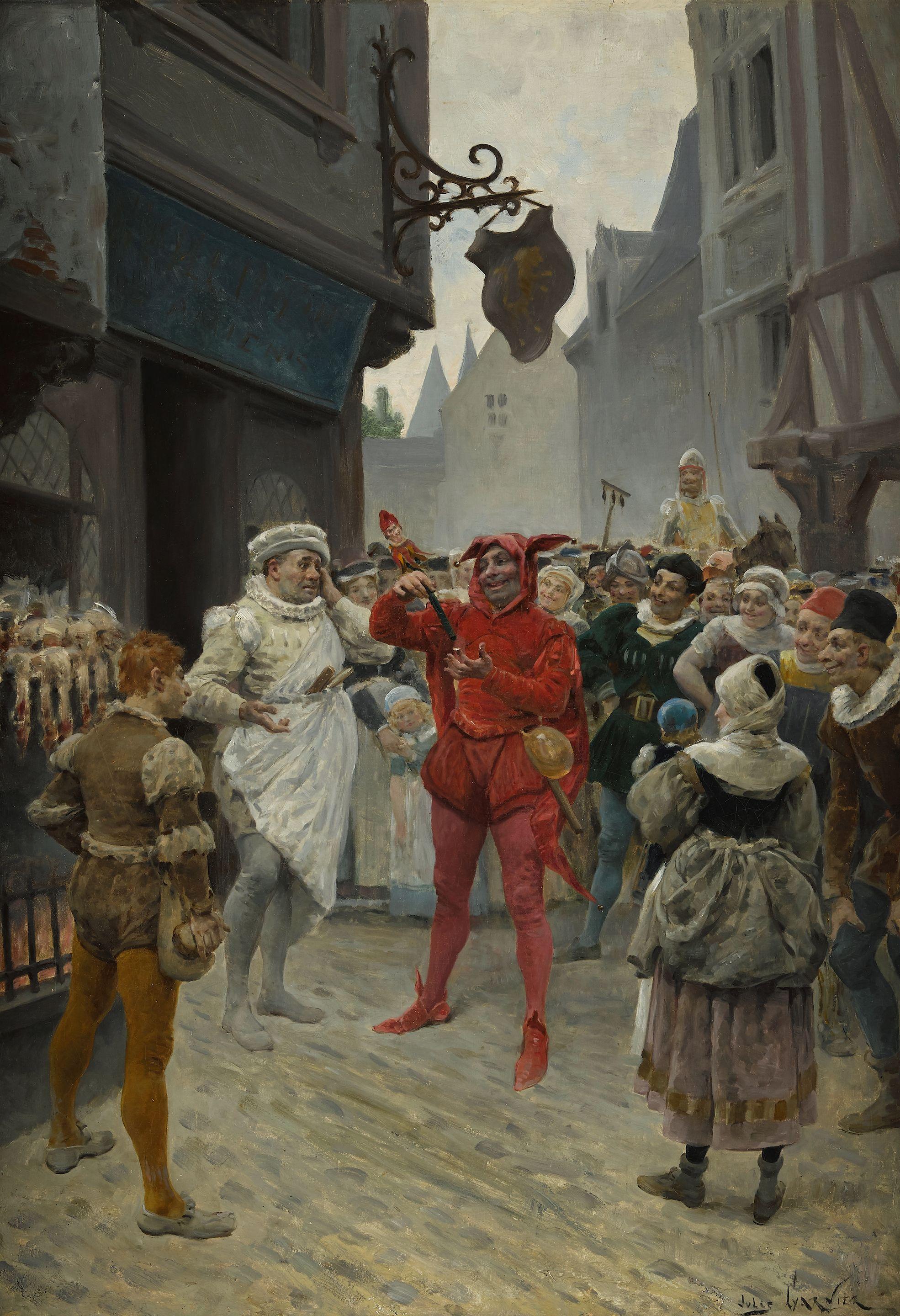 Jules-Arsène Garnier - A scene from François Rabelais\' La vie de Gargantua et de Pantagruel