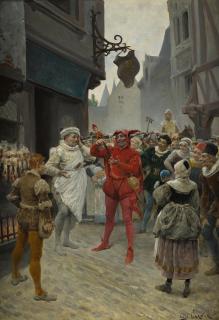 Jules-Arsène Garnier - A scene from François Rabelais\' La vie de Gargantua et de Pantagruel