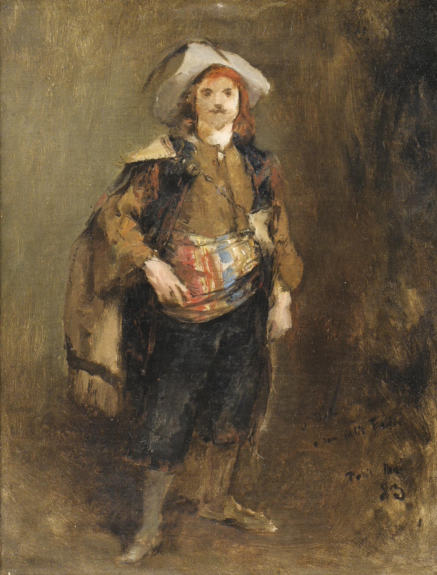 Jules Bastien Lepage - Emile Dressed As Cyrano