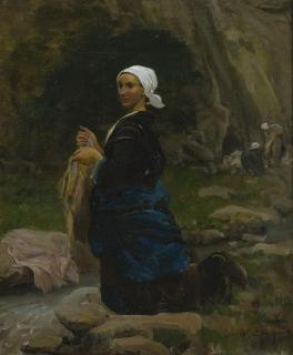Jules Breton - Brittany Washerwoman