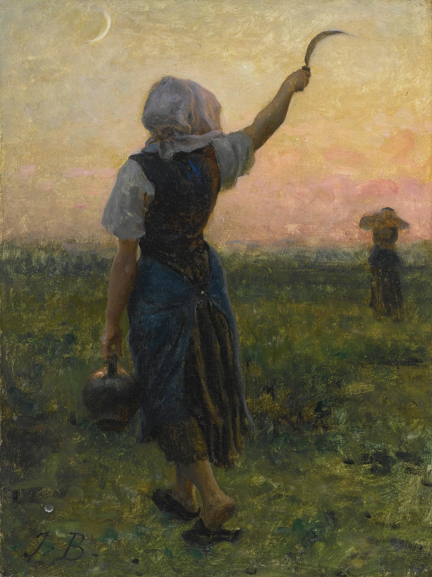 Jules Breton - French fin Du Travail