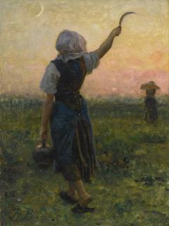 Jules Breton - French fin Du Travail