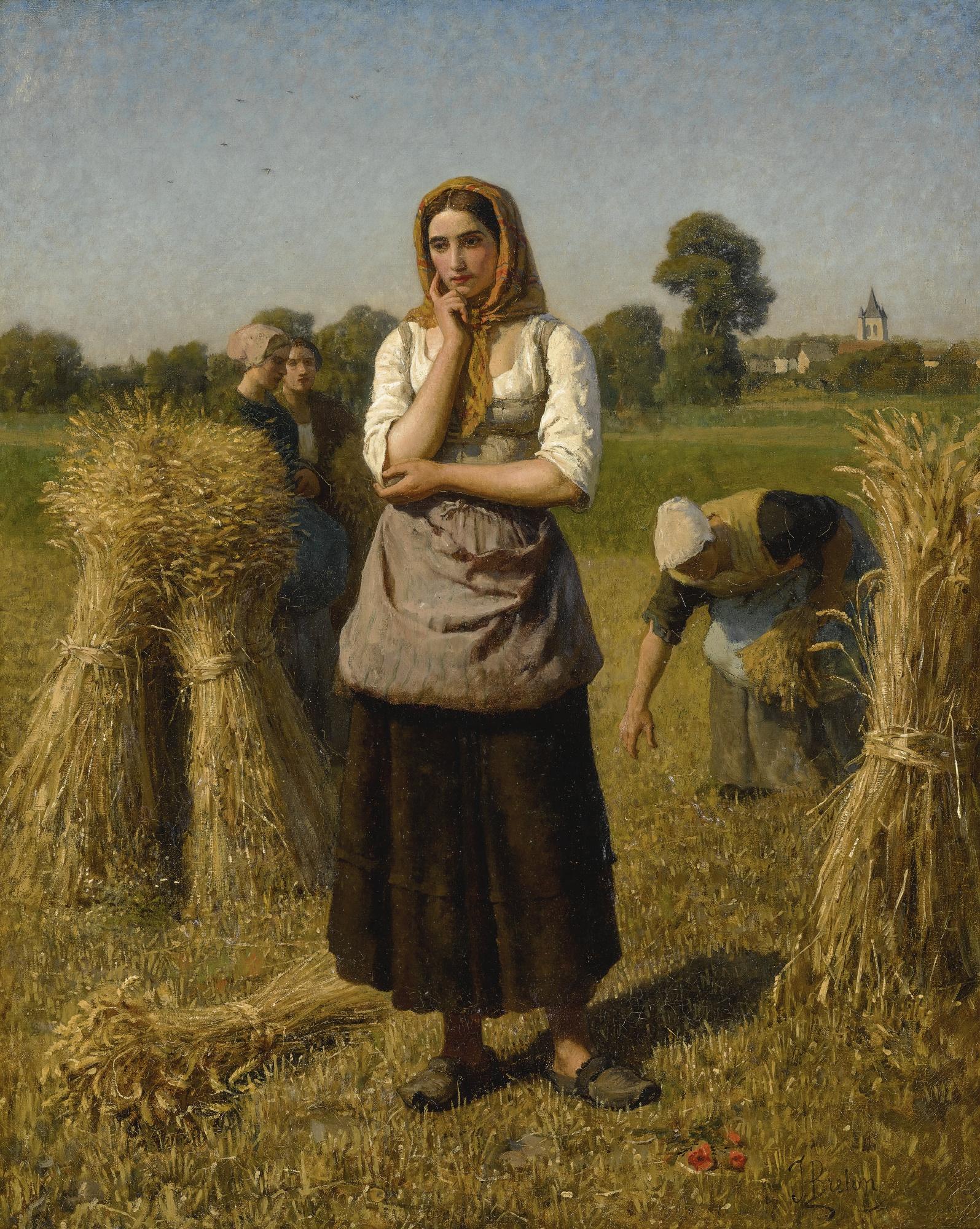 Jules Breton - French La Glaneuse