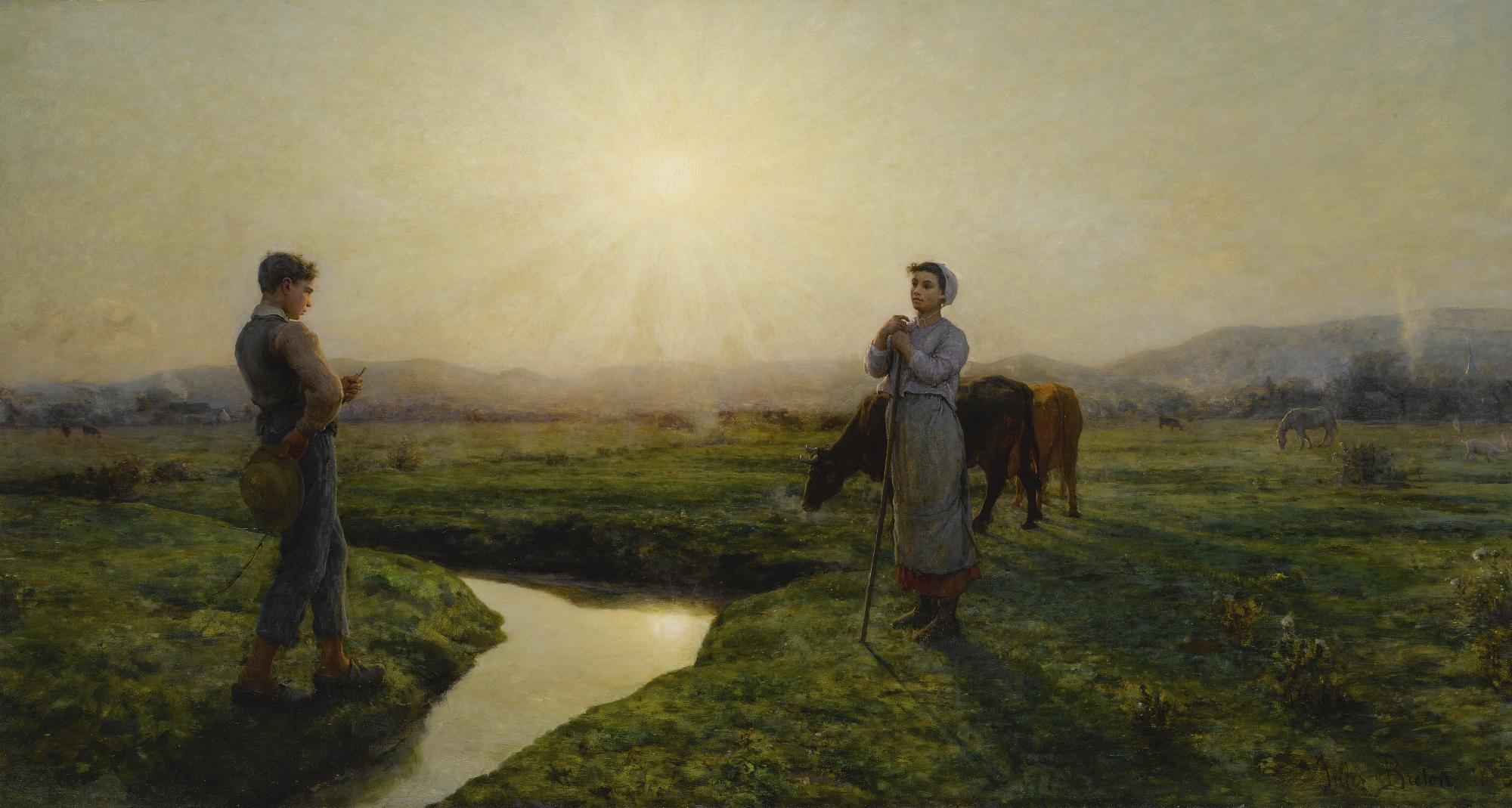 Jules Breton - French Le Matin