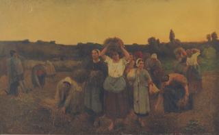 Jules Breton - The Recall Of The Gleaners, Artois