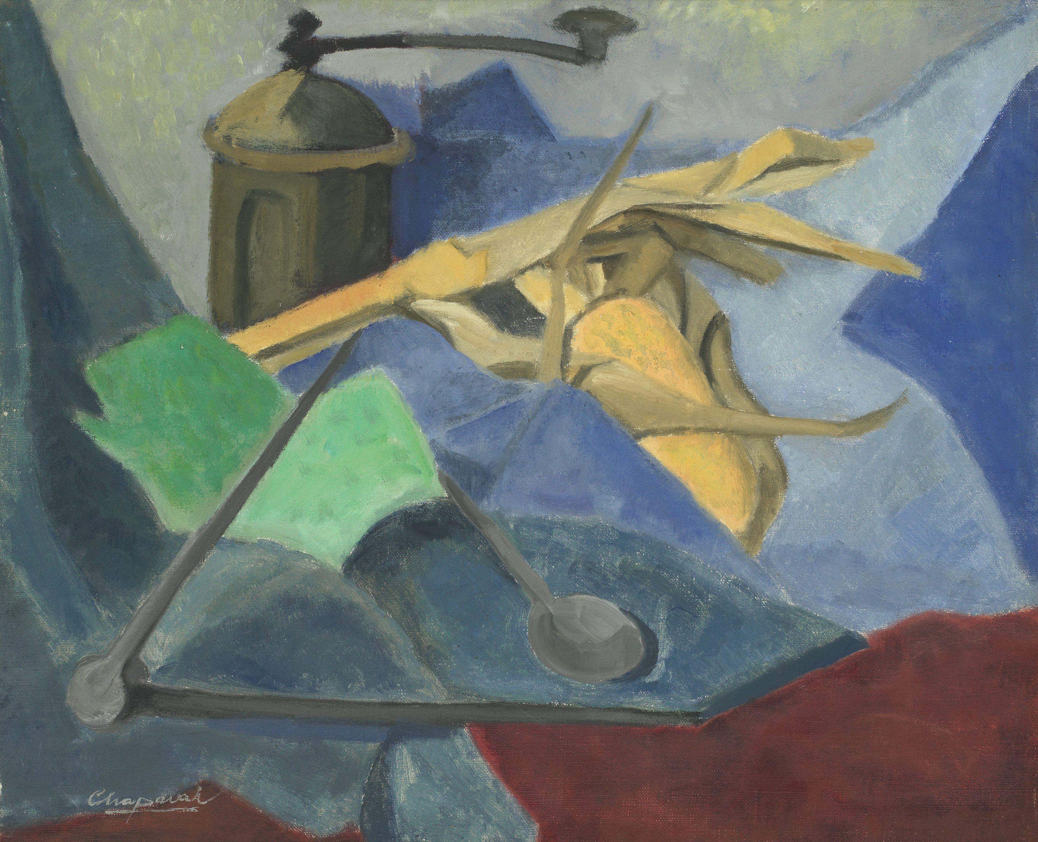 Jules Chapoval - Still life with coffee grinder