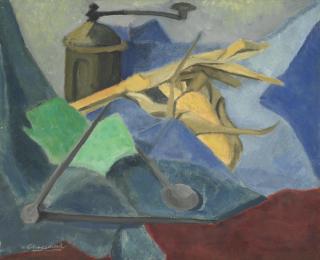 Jules Chapoval - Still life with coffee grinder