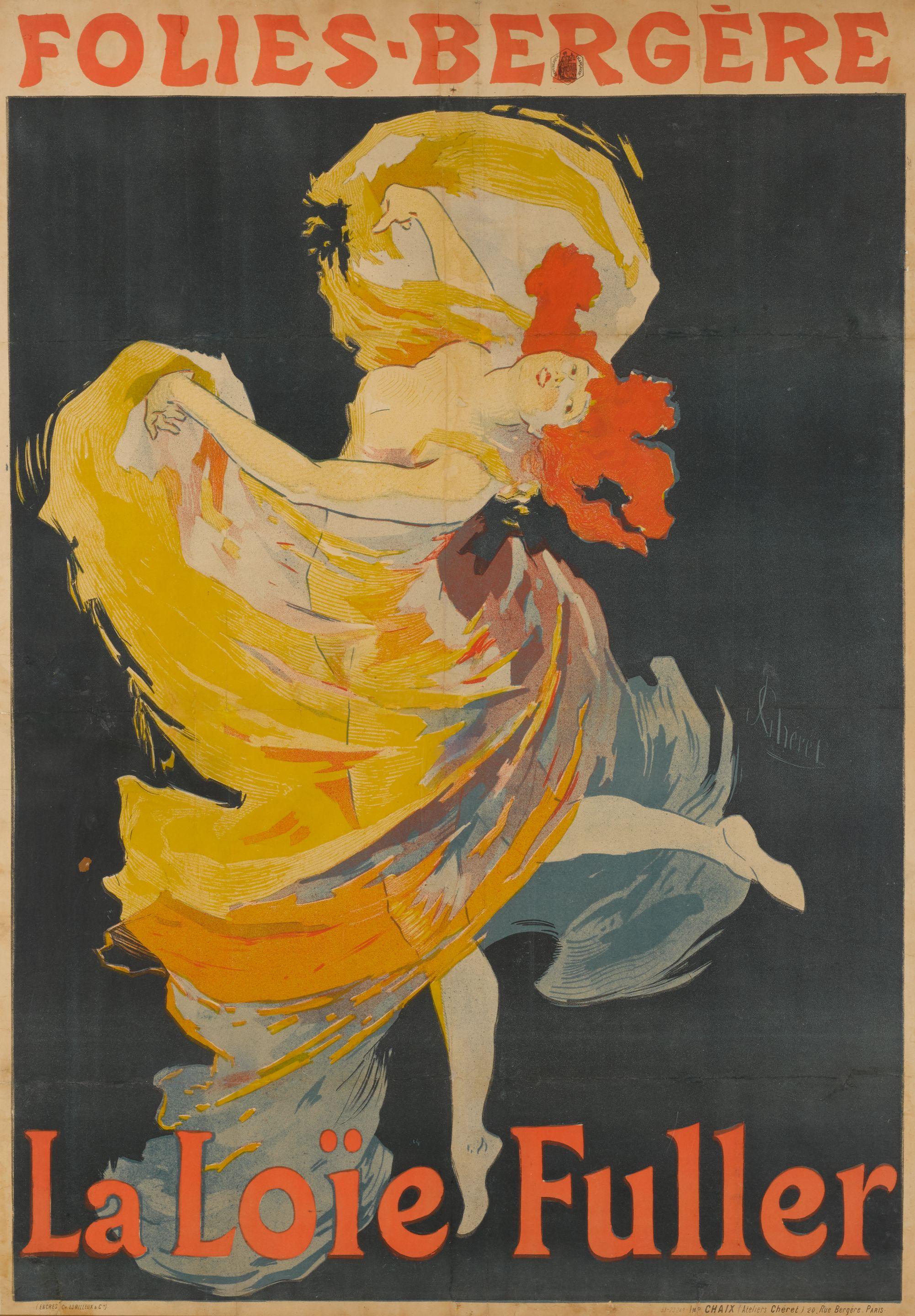 Jules Chéret - Folies-Bergère, La Loïe Fuller