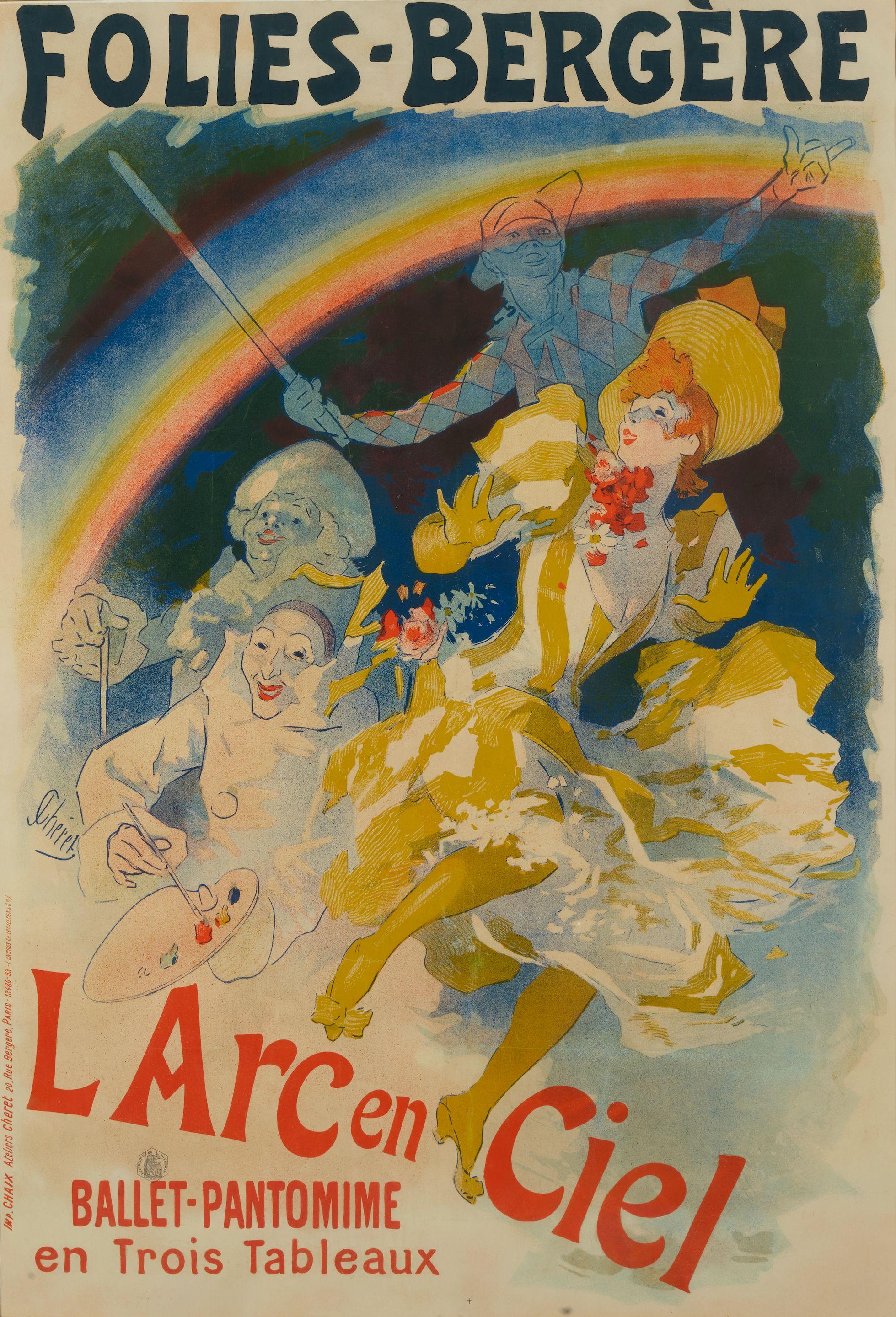 Jules Chéret - Folies Bergère, l\'Arc en ciel