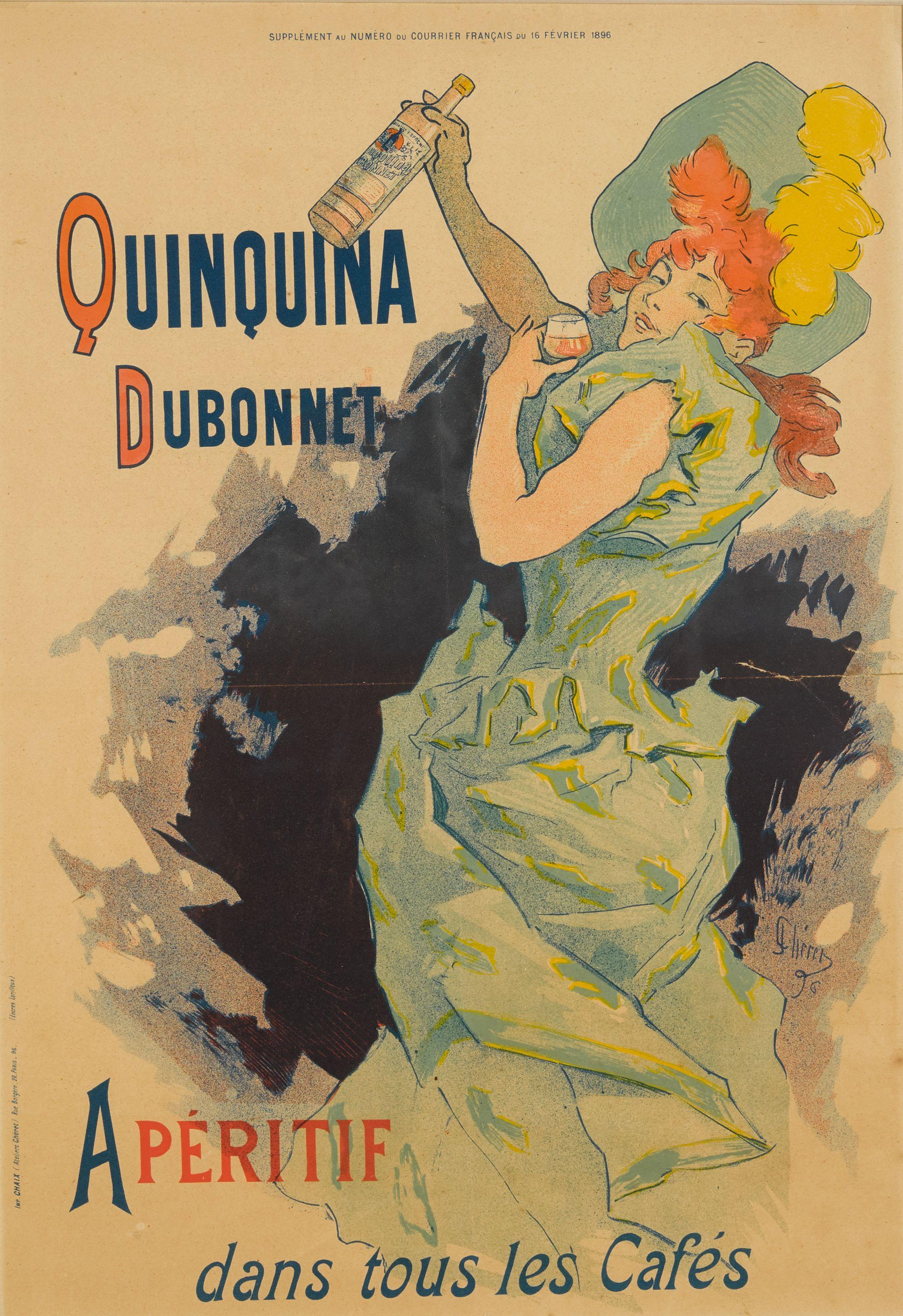 Jules Chéret - Vin Mariani; Quinquina Dubonnet, Each Courrier Français Supplement 2