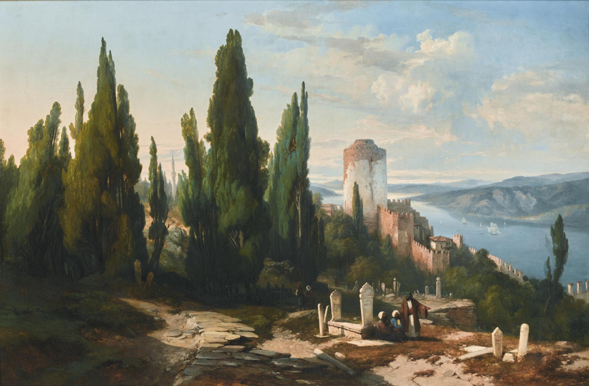Jules Coignet - Frenchrumelihisari, The Bosphorus Beyond