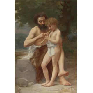 Jules-Cyrille Cavé - French La Leçon De Flûte