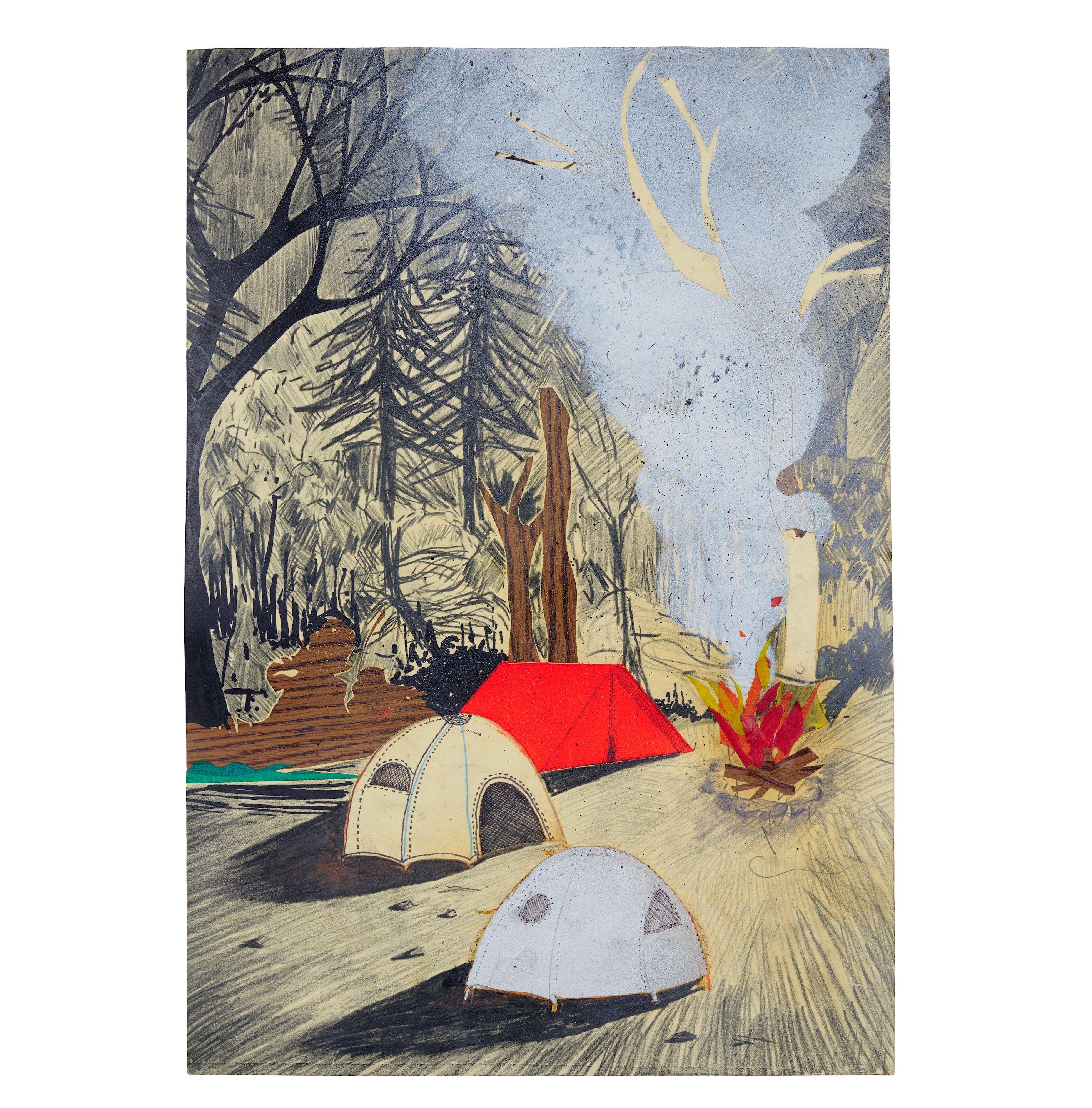 Jules de Balincourt - Great Outdoors, 2002