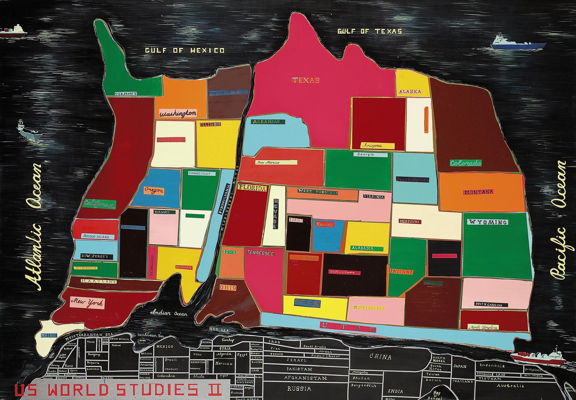 Jules de Balincourt - US World Studies II