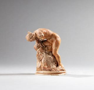 Jules Desbois - Baigneuse au rocher (Bather on a rock)